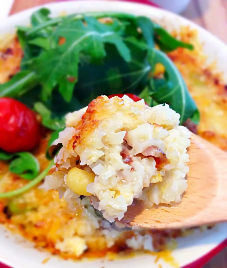 Baked cauliflower rice|coxiella24さん