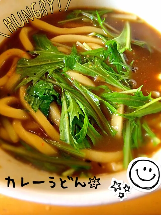 水菜たっぷりカレーうどん|MAPITEEさん