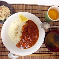 トマトチキンカレー|なべべさん