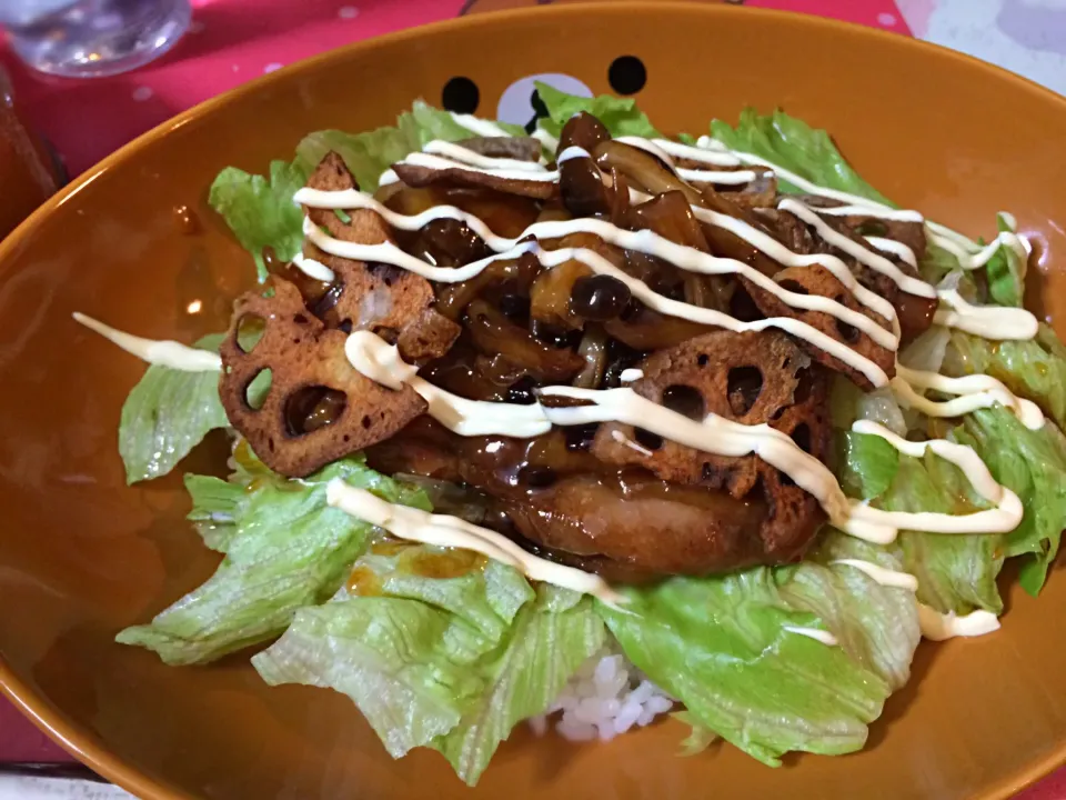 マヨてりチキン丼|タツボンさん