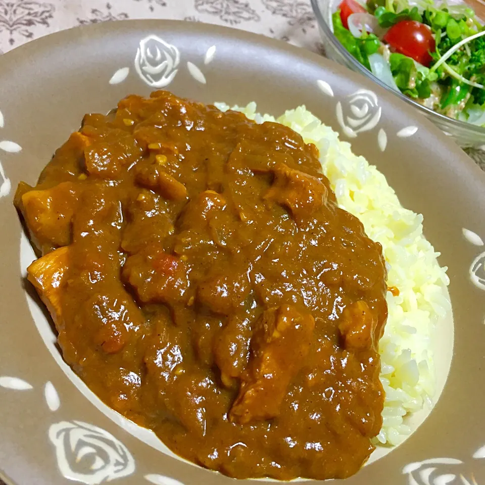 ヨーグルトチキンカレー|カウンター嬢さん