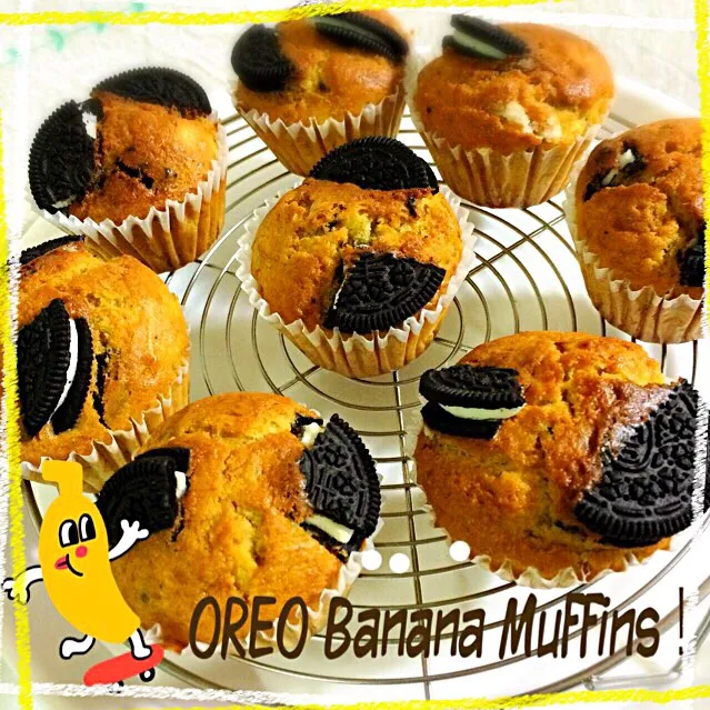 OREO Banana Muffins☆|ましてさん