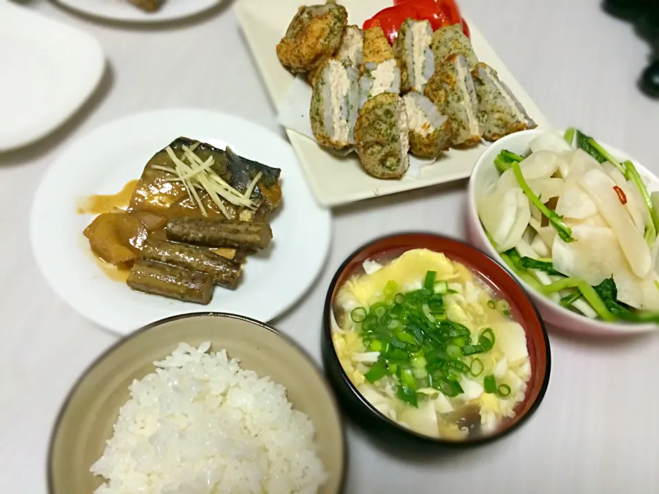 さばの味噌煮とレンコンの挟み揚げ|あおママさん