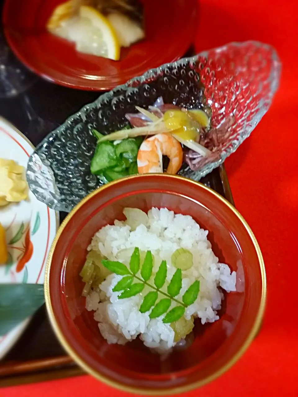 ホタルイカ、きゅうり、酒蒸エビミョウガの酢味噌|藤田 まり子さん