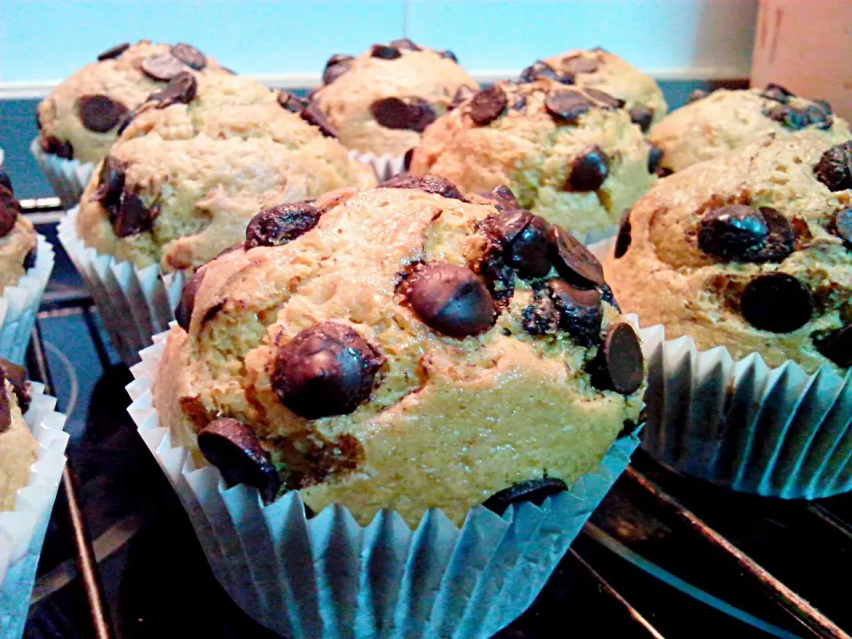 Magdalenas con chispitas de chocolate #magdalenas #dulces #chocolate #muffins|maimay71さん