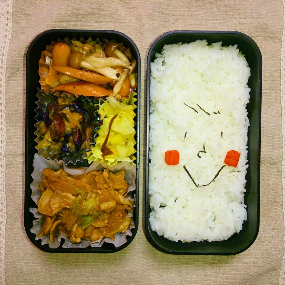 のほほんスマイル～♪♪今日の旦那さん弁当|ゆうkitchenさん