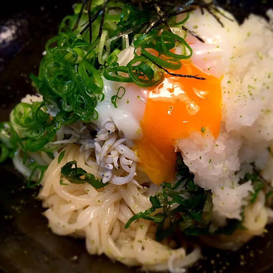 釜揚げしらすおろしまぜめん3|半田手延べそうめんの店 阿波や壱兆さん