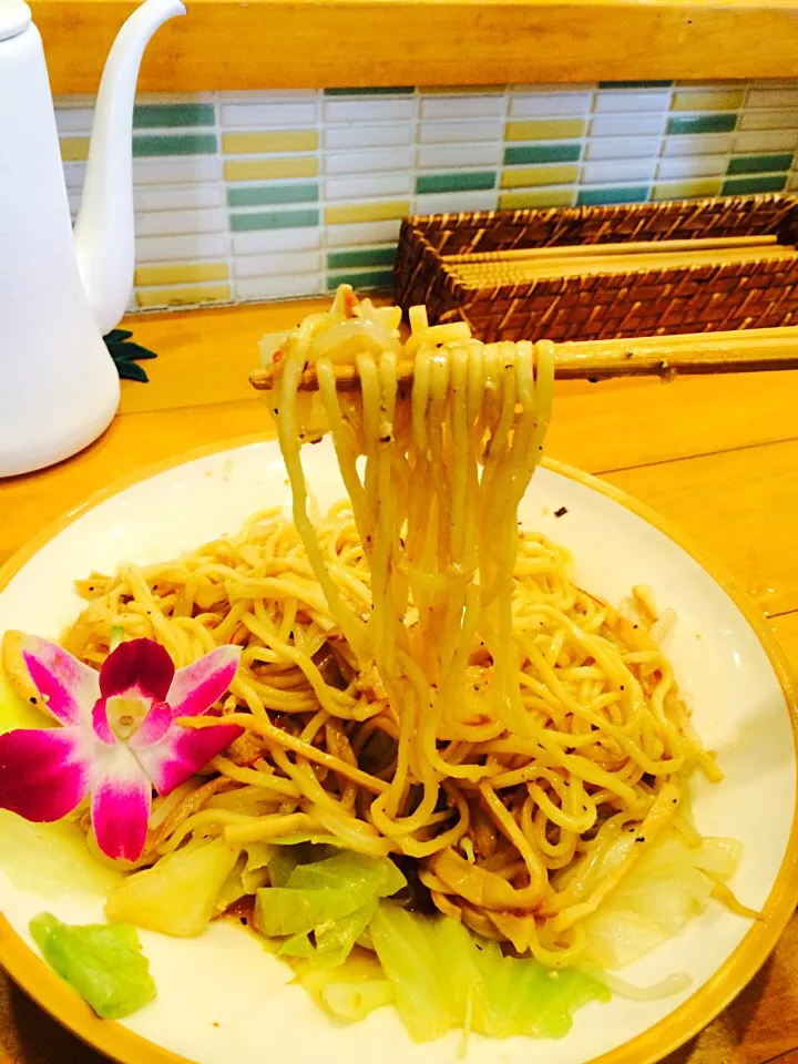 SD食べ友とピリ辛まぜSOBA@池袋・麺屋Hulu-lu|juneshunさん