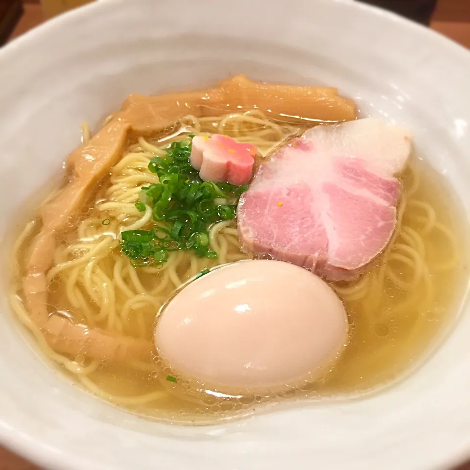 Snapdishの料理写真:鯛塩そば 半熟味玉！|shuさん