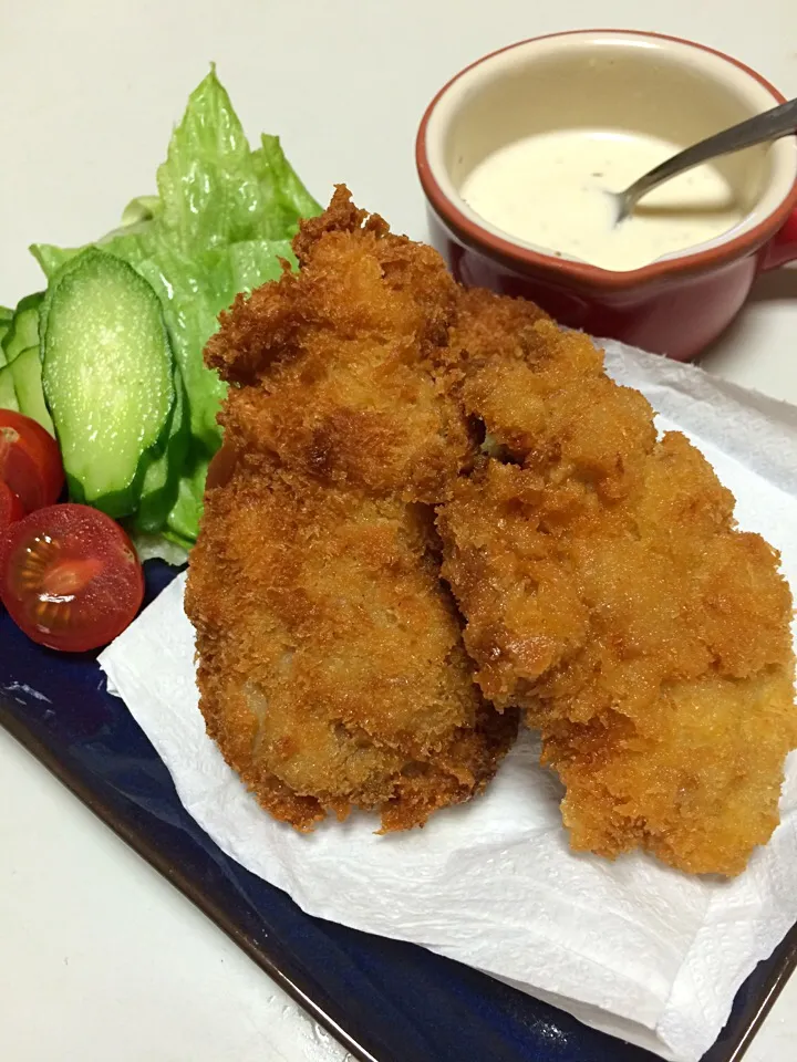 頂き物の新鮮ホッケをフライに♡|あおいさん