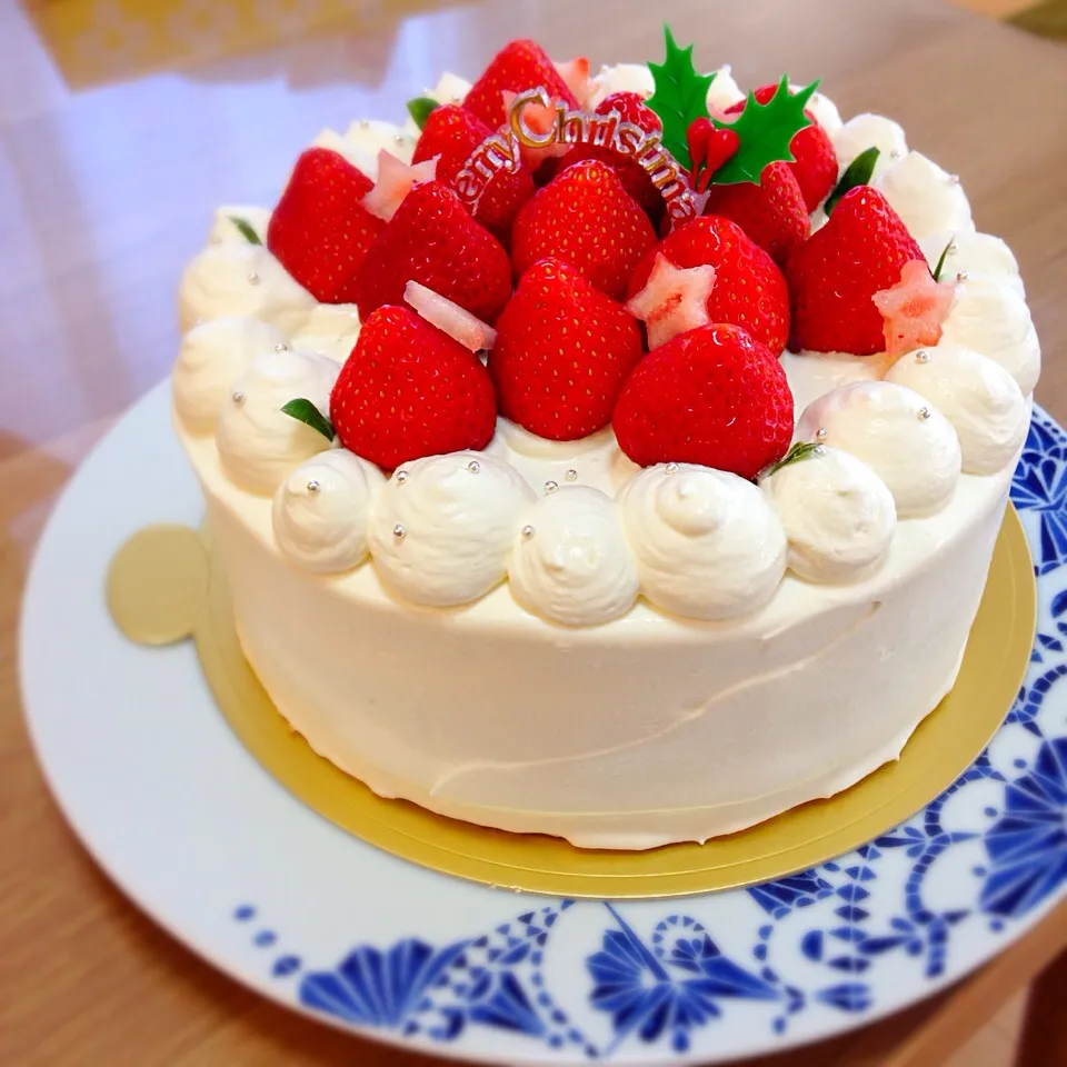 2014Xmas:いちごのショートケーキ|はれてらぁさん