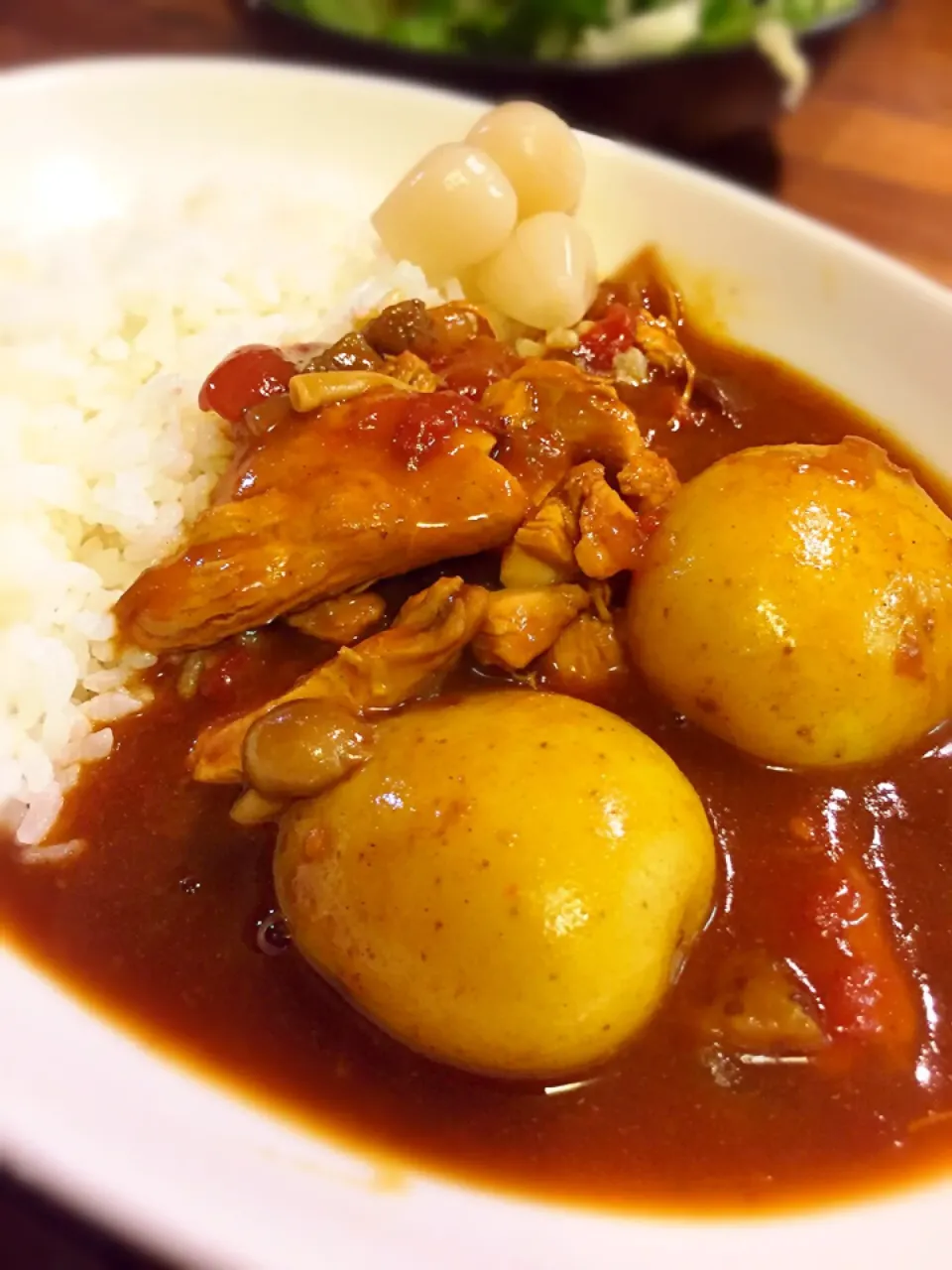 チキントマト煮込みからの~|トッシ~さん