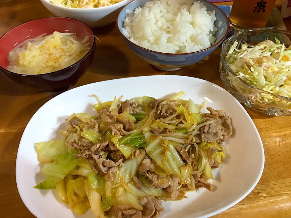 豚野菜のオイスターソース炒め(^O^)／|すかラインさん