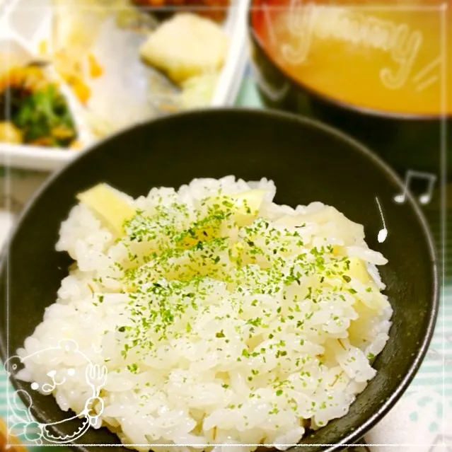 4/27 筍ごはん♪ さば味噌煮弁当|kykyさん