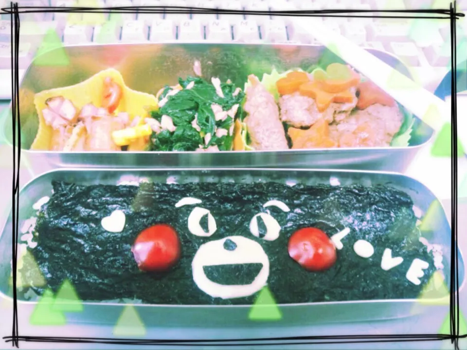 Snapdishの料理写真:くまモンお弁当|てつまこさん