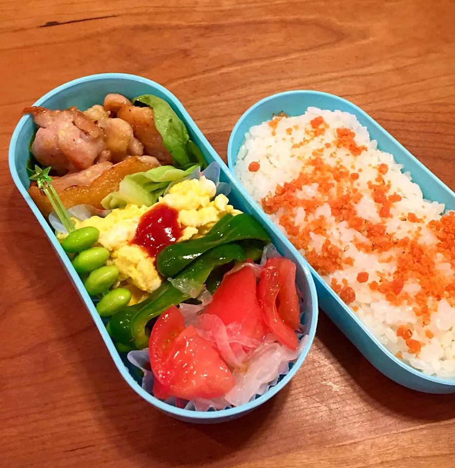 Snapdishの料理写真:鶏肉のレモンソテーお弁当|pankoさん