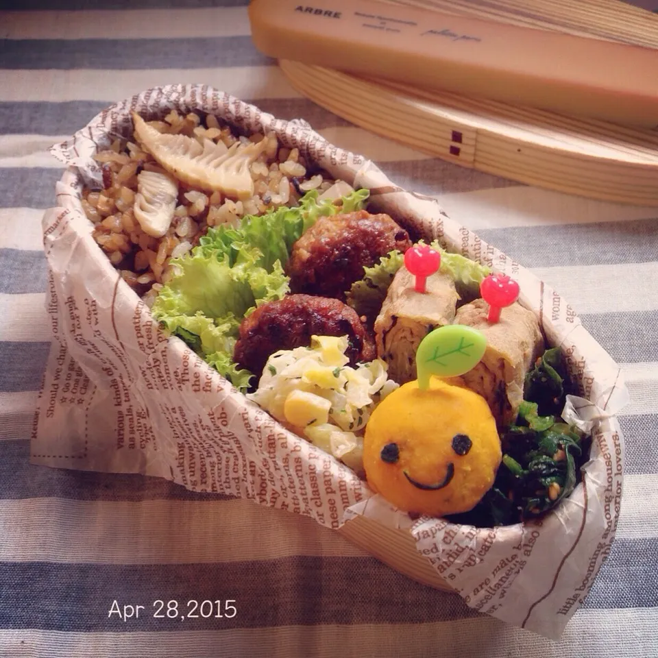 筍ご飯なお弁当。|さと⋆さん