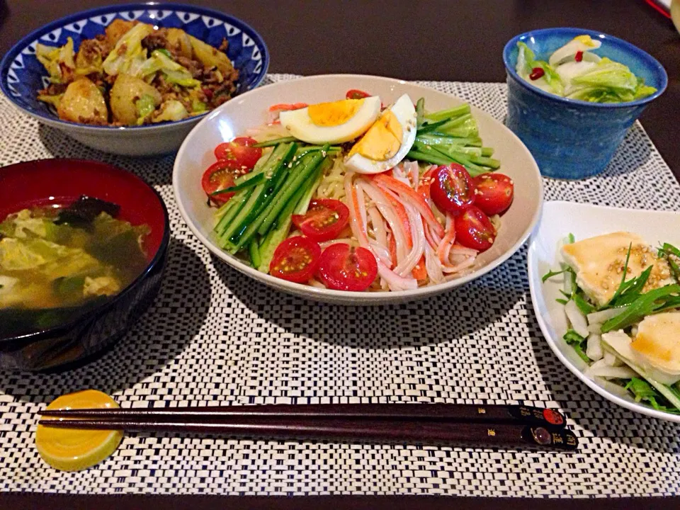 Snapdishの料理写真:夜ご飯♡ 27.Apr.2015(Mon)|airyⓂ︎さん