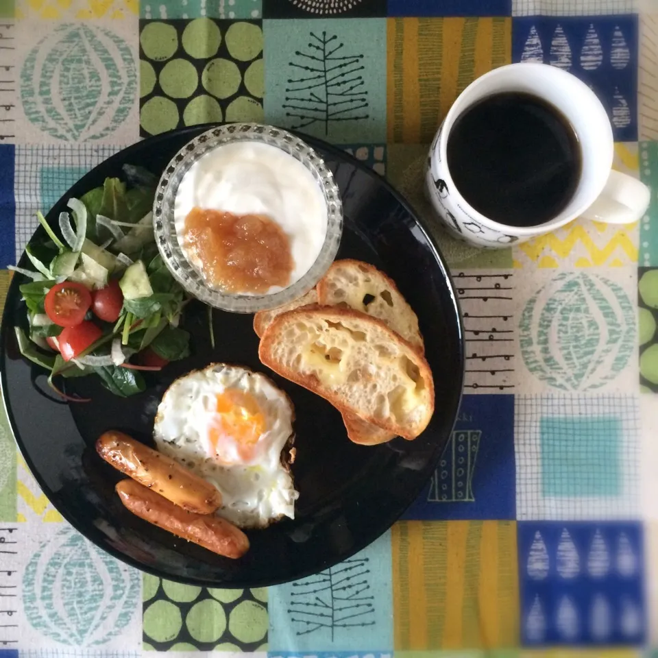 Snapdishの料理写真:今日の朝ごはん|ぺんぎんさん