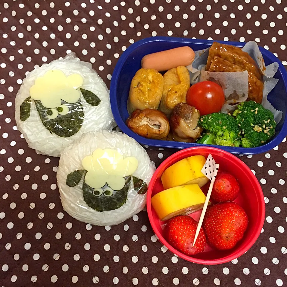 Snapdishの料理写真:2015.2.27 息子弁当♡|Megumi3005さん