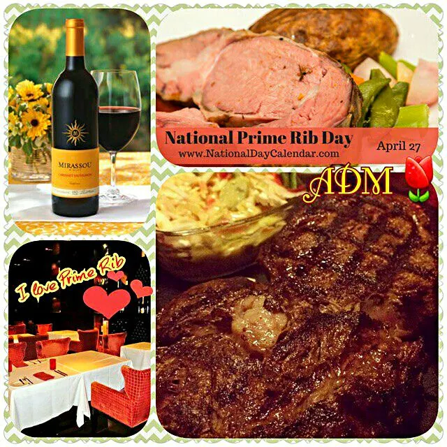 Almost missed today's #foodday it's one of my #favoritefood NATIONAL PRIME RIB DAY Yesss #Steak #primerib #Beef #Main dish Goes Great with Wine #Alcohol #Dinner|Alisha GodsglamGirl Matthewsさん