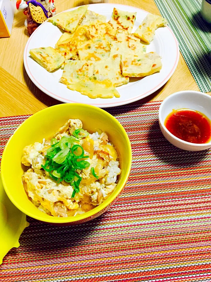 親子丼＆チヂミ|愛美さん