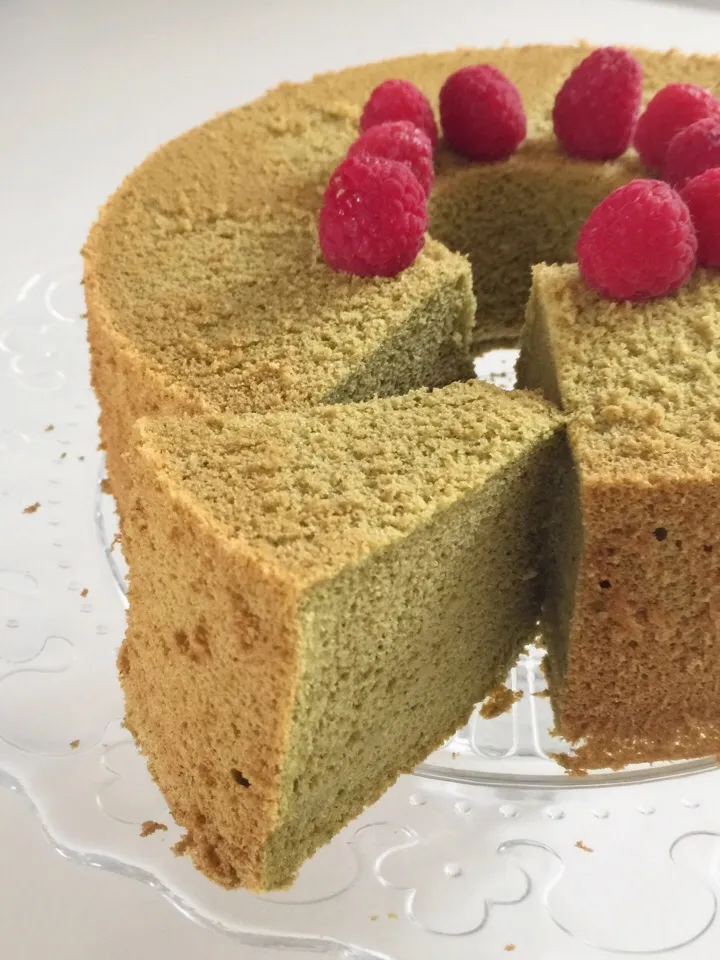 Matcha chiffon cake|12Dragonさん