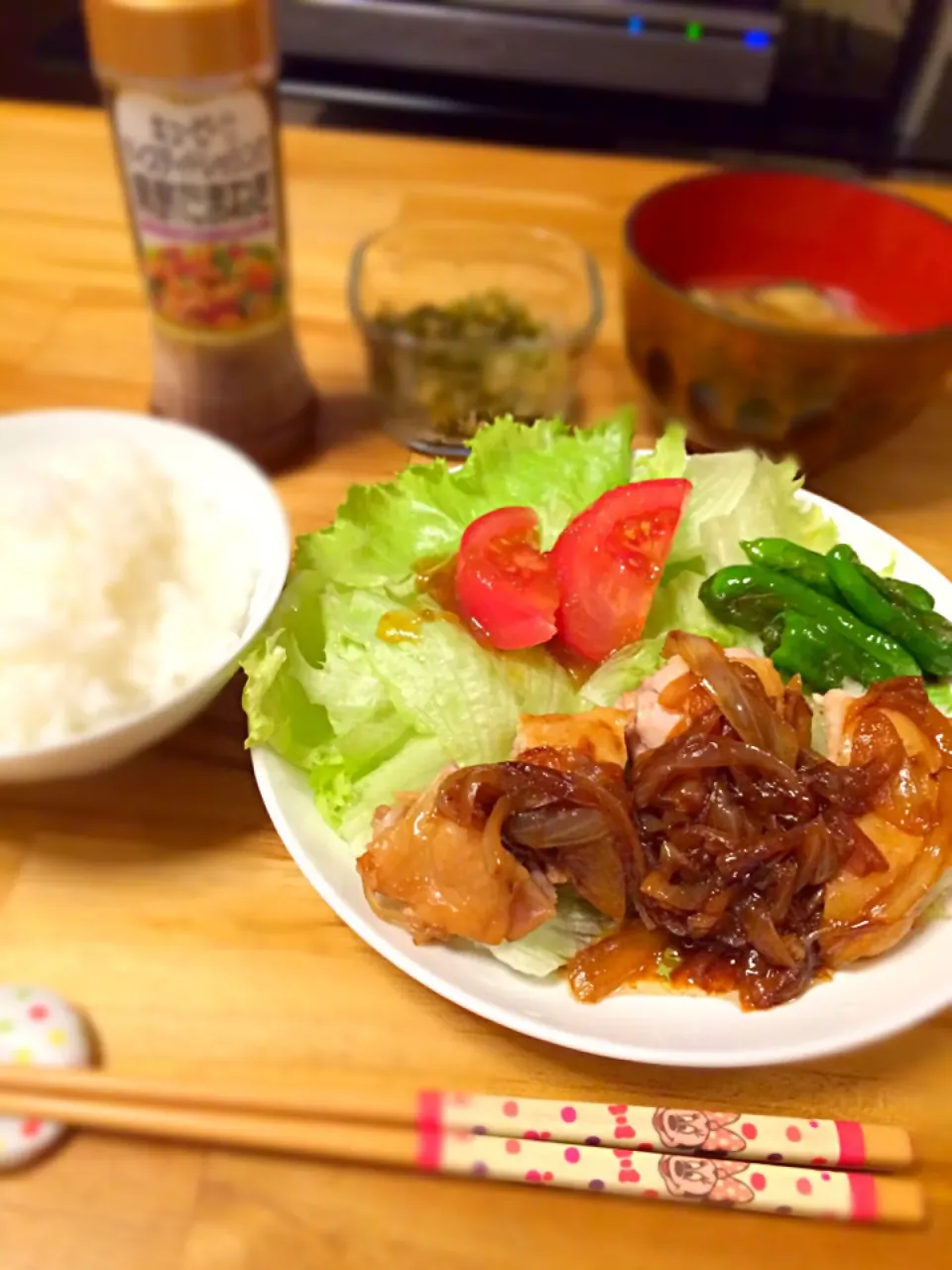 鶏モモ肉のとろとろ玉ねぎ煮♪|うーろんさん