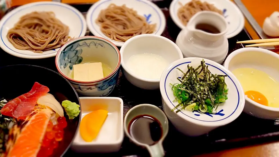 皿そば定食！|えすとさん