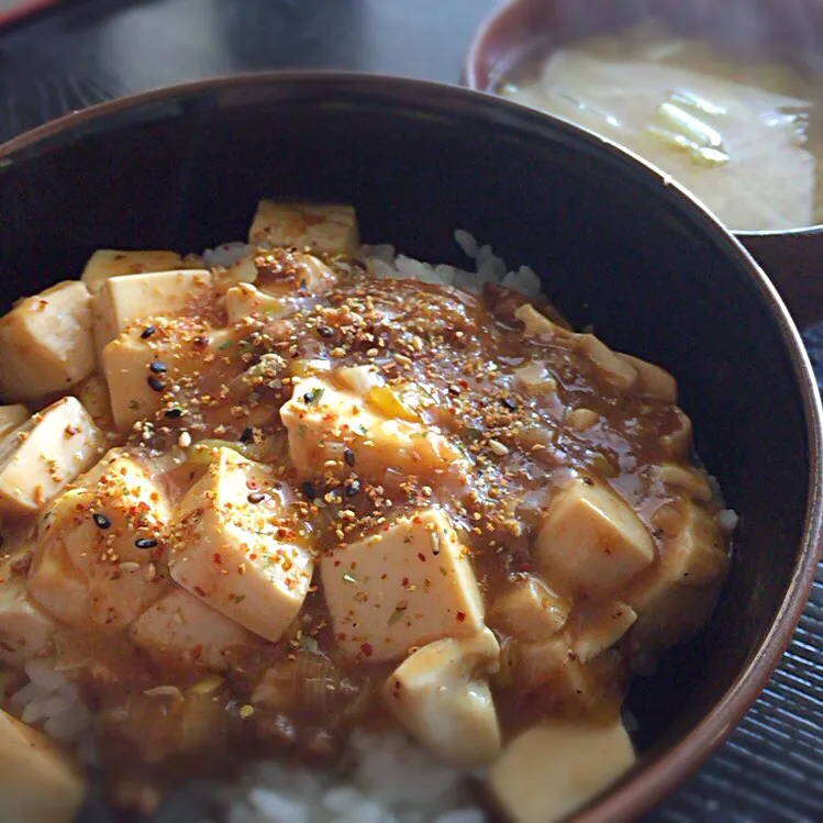 今日の昼は麻婆丼|Shiny1022さん