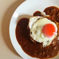 Snapdishの料理写真:挽肉のカレー🍛🍳|yumiさん