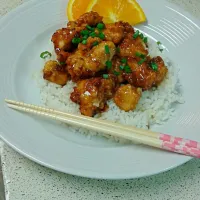 Snapdishの料理写真:Orange chicken|Sharee Johnsonさん