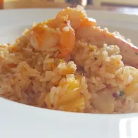 Snapdishの料理写真:Fried rice with Pineapple Shrimp and Crab!|kellzさん