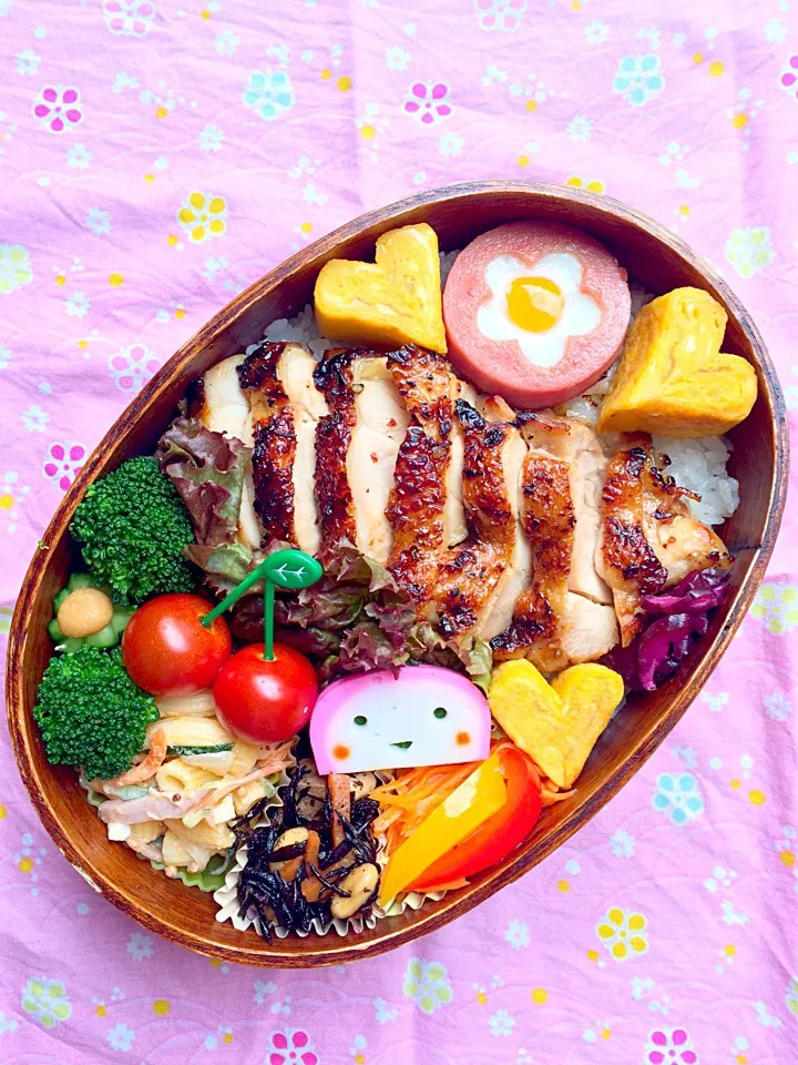 Snapdishの料理写真:今日の息子のお弁当2015/04/30|ミホさん