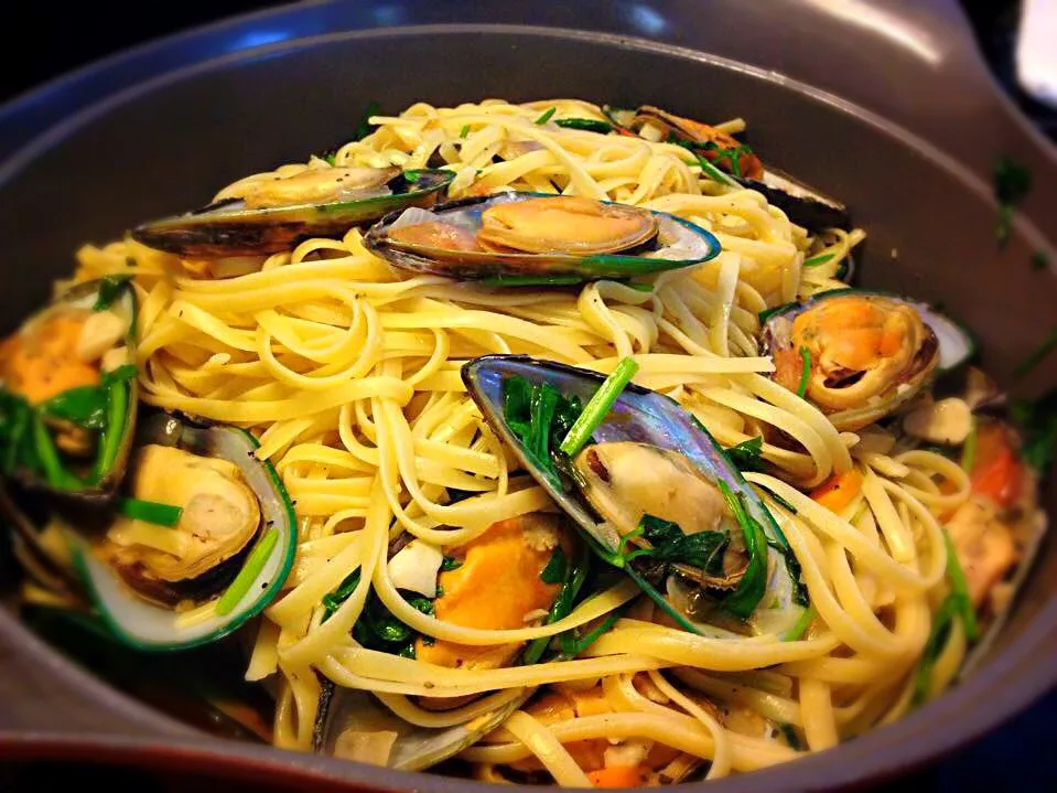 Butter Mussels Pasta|Colleen Teoさん