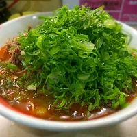 Snapdishの料理写真:牛骨ラーメン 赤|Shiroさん