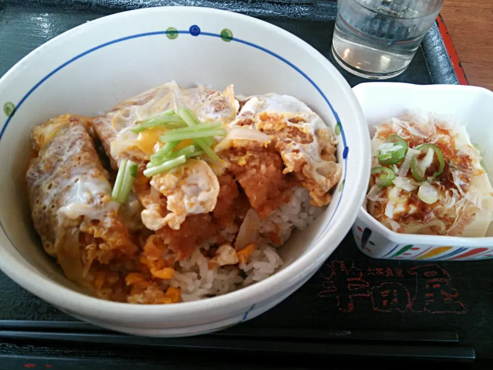 カツ丼399円～ 冷奴86円～ @ 半田屋(^o^)|quitaさん