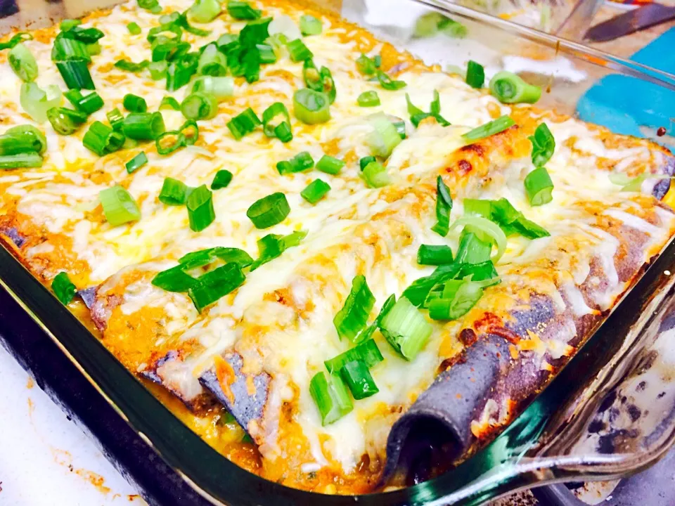 Blue Corn Tortilla Cheese Enchiladas|idgara000さん