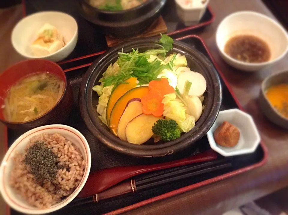 ヘルシー館@麹町で豆腐と野菜のタジン鍋。おーいーしーいー！|hoppycowさん