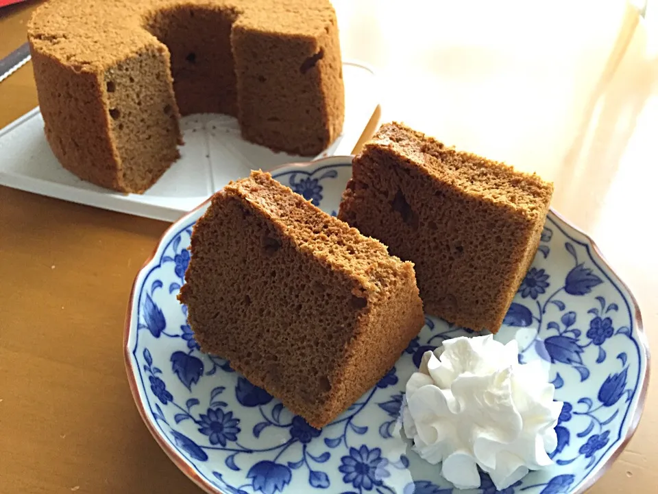 コーヒーシフォンケーキ。|夢ちゃんさん