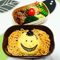 Snapdishの料理写真:暗殺教室、殺せんせー×キャラ弁|pelreveさん