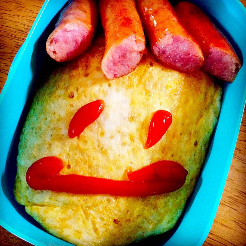 Snapdishの料理写真:ウィンナーオムライス|りーぴんさん