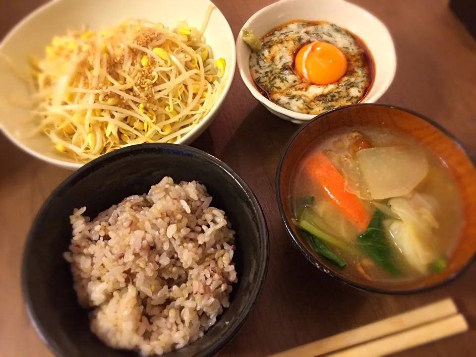 ヘルシーな夕飯 野菜たっぷりー(*´∀｀*)|ぽぽさん