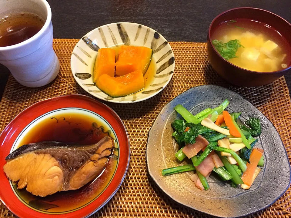 今日の夜ごはん〜鰤・煮てみました〜|acoyaさん