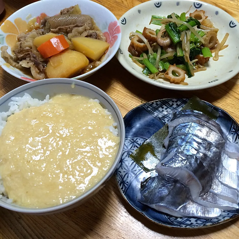 Snapdishの料理写真:実家で晩ごはん‼︎|Yoshinobu Nakagawaさん