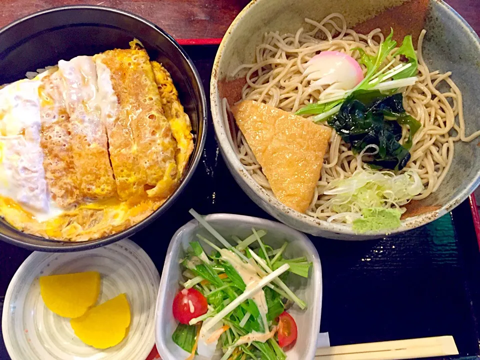 カツ丼きつねそばセット|yさん