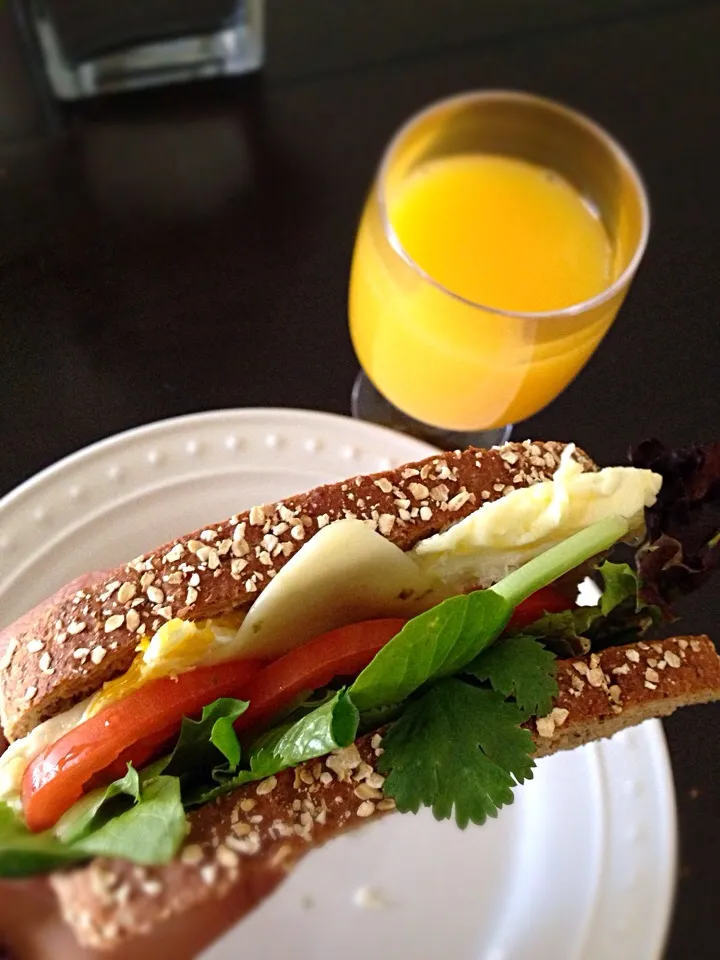 Whole Grain Breakfast Sandwich|killyさん