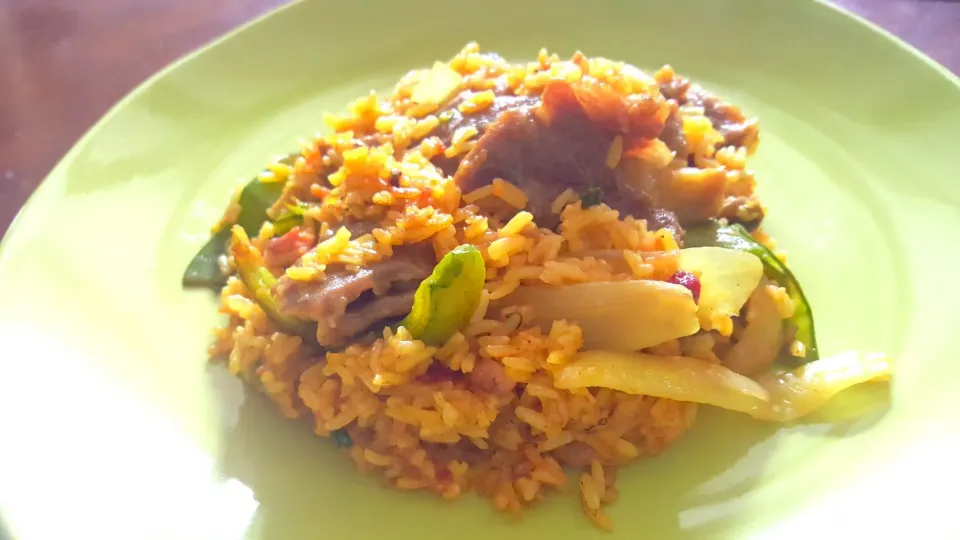 Lemon Pepper Steak Fried Rice steak|kellzさん