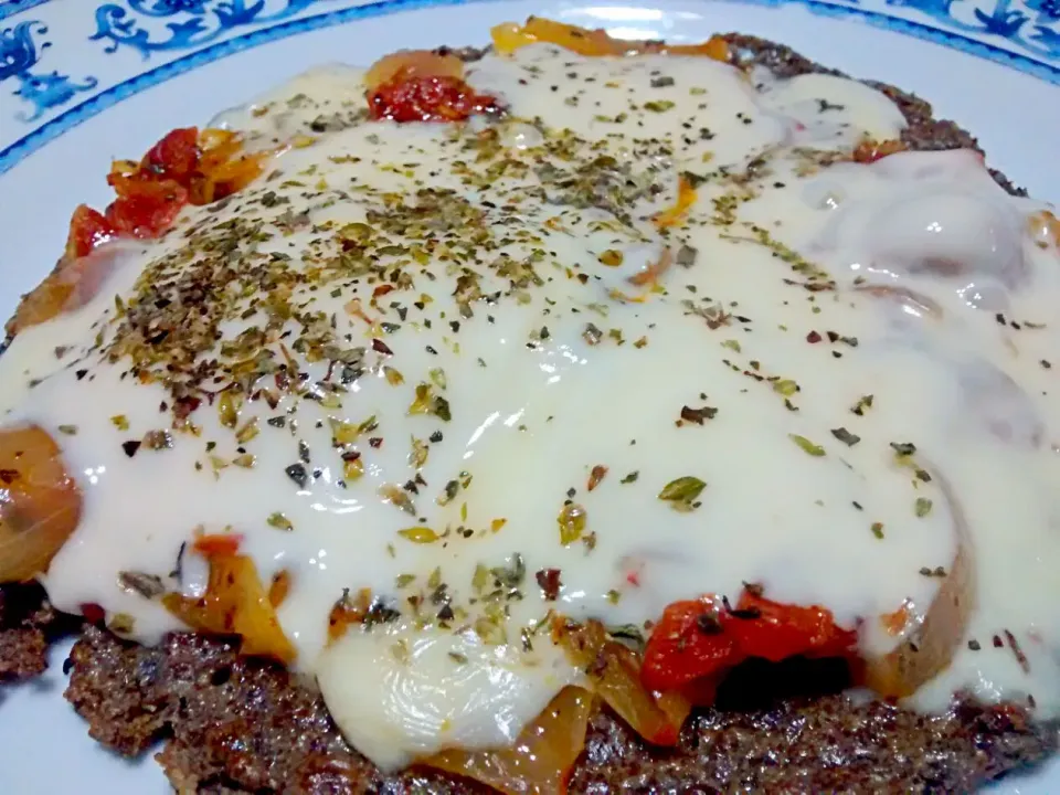 Flaxseed wrap pizza|Abrilさん