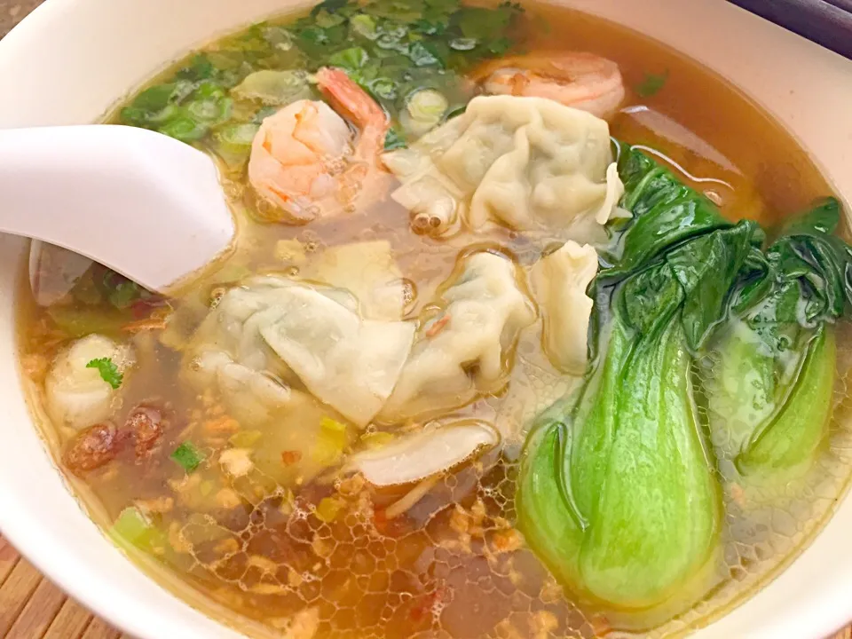 My very own wonton egg noodle soup|Nillersさん